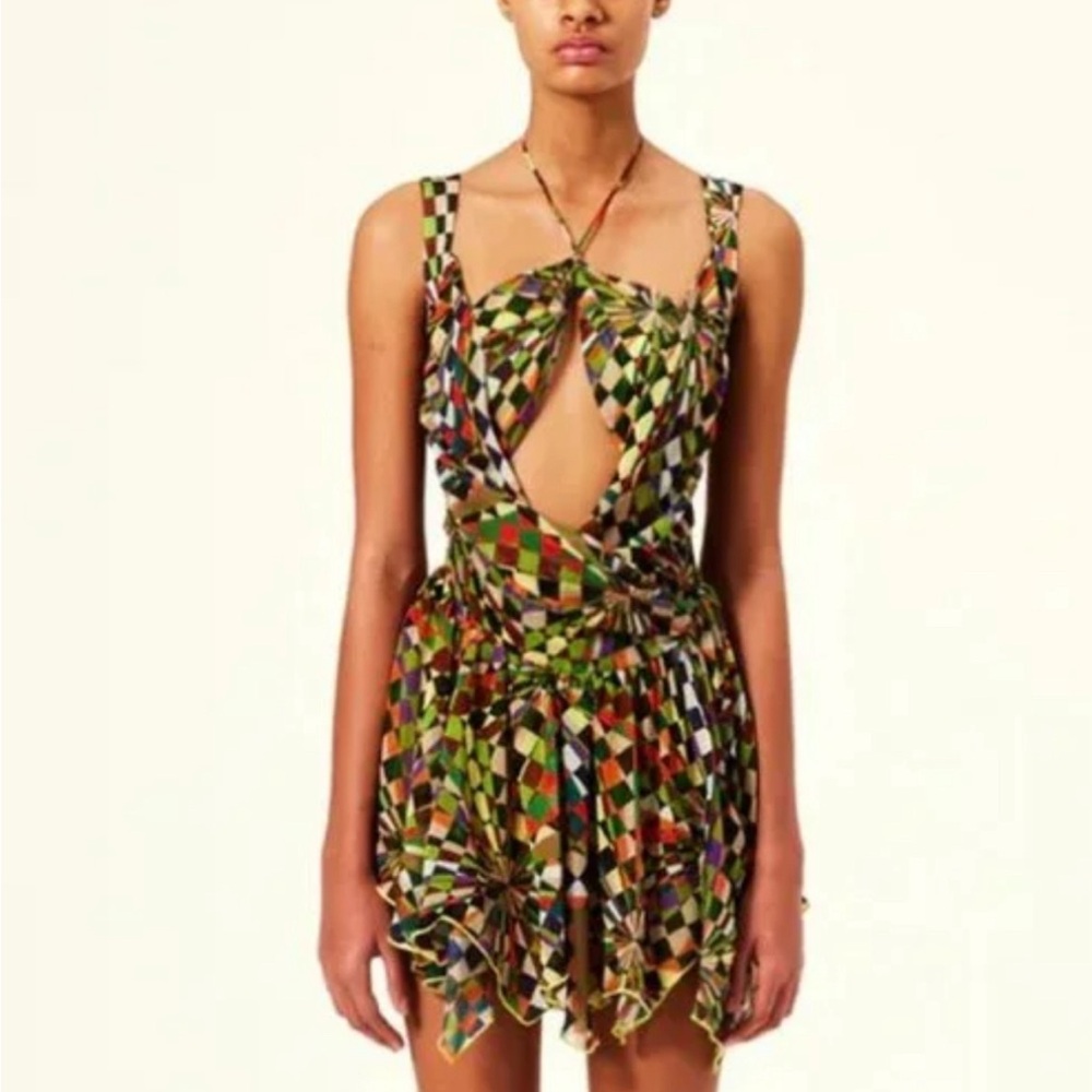 Siedres Kaleidoscope Fia Mini Dress EU 34
